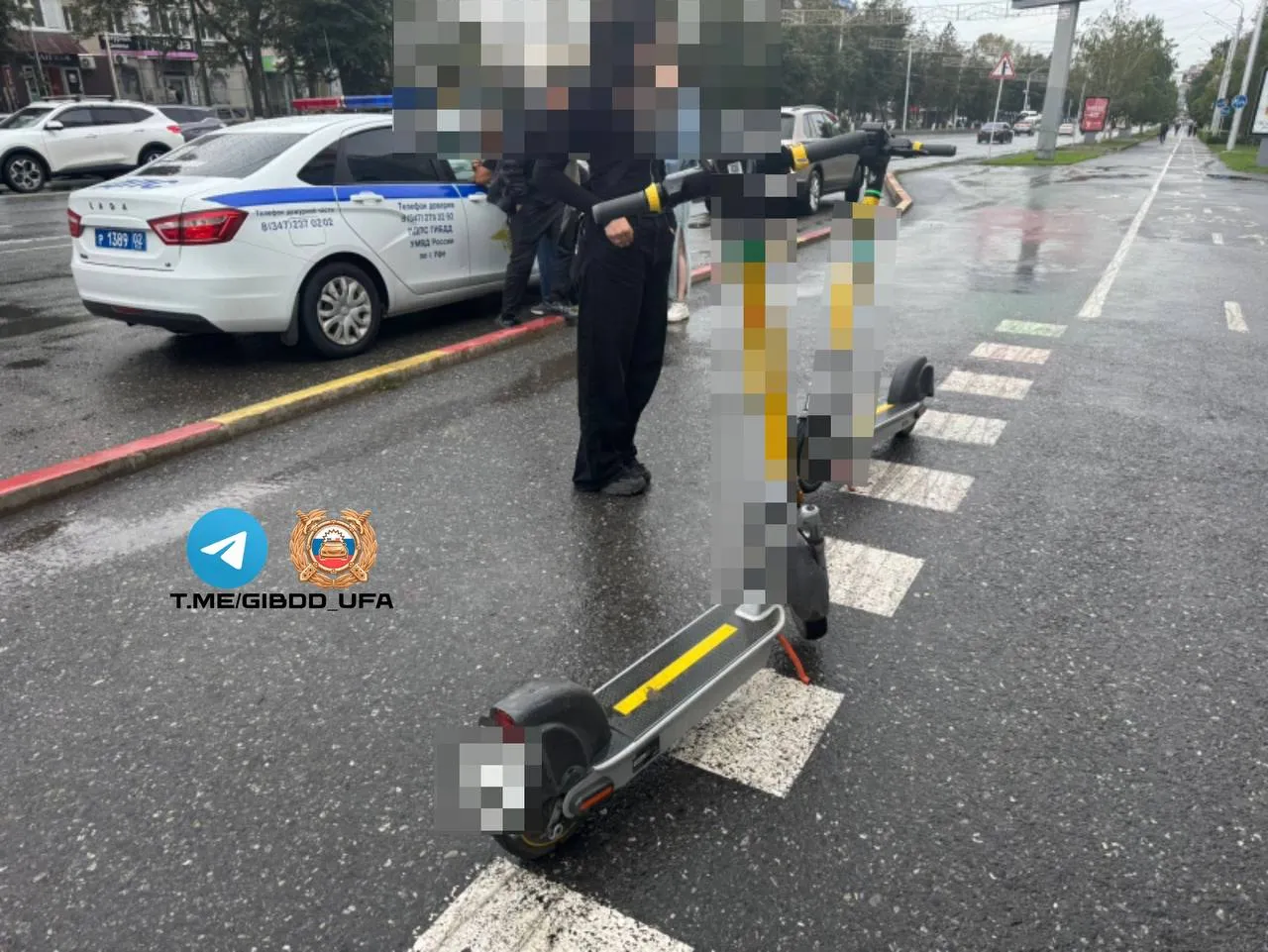 Несовершеннолетняя на самокате сбила пожилую женщину в Уфе вчера днем
