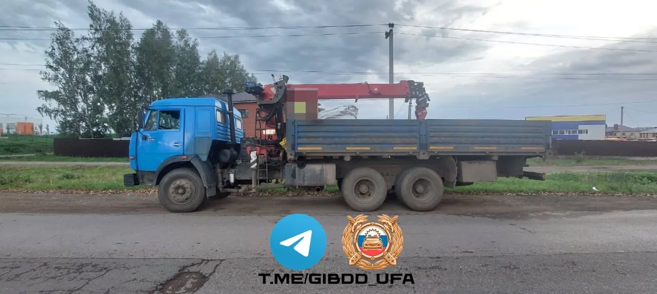 В Уфе водитель КамАЗа сбил семилетнюю девочку