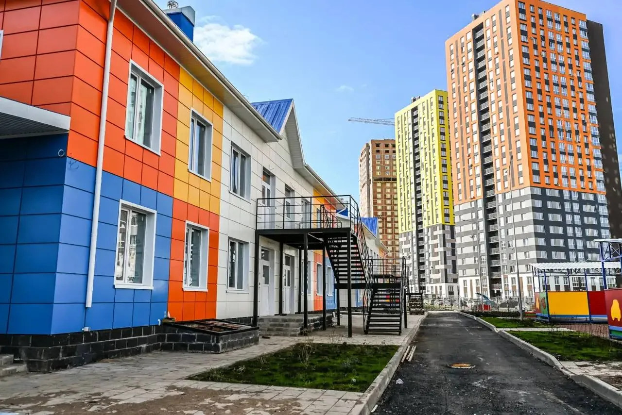 В Уфе завершается строительство детского сада в микрорайоне Затон-Восточный